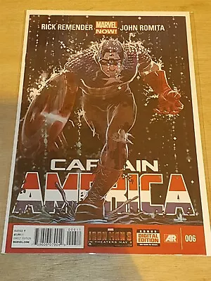 Buy Captain America #6 Marvel Comics June 2013 Nm+ (9.6 Or Better) • 4.99£