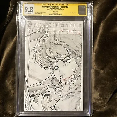 Buy Teenage Ninja Turtles #101 CGC 9.8 Mike Debalfo Original Comic Art April O’Neal • 543.62£