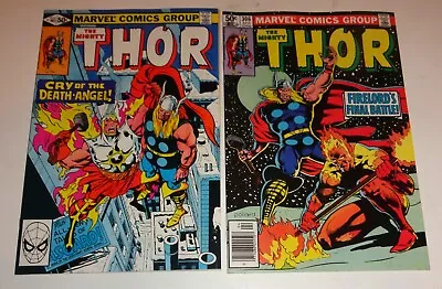 Buy THOR #305,306 Air Walker Firelord Nm 9.2's 1981 • 16.15£