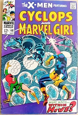 Buy X-Men #48 - VG (4.0) - Marvel 1968 - 12 Cents Copy With A UK Price Stamp - Hive • 24.99£