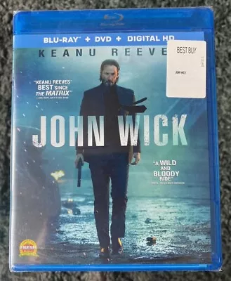 Buy John Wick Blu-ray + DVD Region A Brand New/Sealed Keanu Reeves Alfie Allen • 7.49£