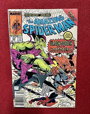 Buy Amazing Spider-Man #312 RARE MARK JEWELERS INSERT VF+ Todd McFarlane 1989 Goblin • 69.12£