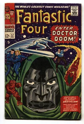 Buy Fantastic Four #57 -- Comic Book -- Dr. Doom -- Silver Surfer -- 1964 -- Marvel • 123.87£