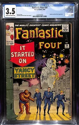 Buy Fantastic Four #29 1964 CGC 3.5 Watcher Red Ghost Stan Lee Jack Kirby • 77.66£