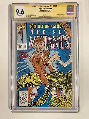 Buy Marvel Comics: New Mutants #95 CGC SIGNATURE SERIES 9.6 Rob Liefeld Signed! • 77.66£