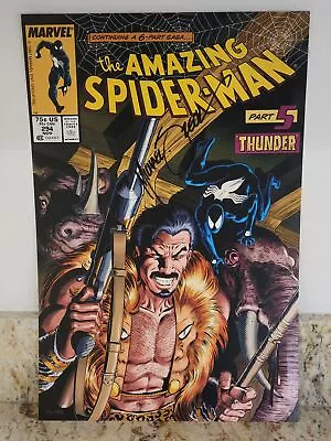 Buy AMAZING SPIDER-MAN #294 By Mike Zeck 11x17 Art Poster Print Marvel SIGNED W/COA • 37.27£