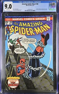 Buy Amazing Spider-Man #148 Marvel Comics, 9/75 CGC 9.0 • 116.48£