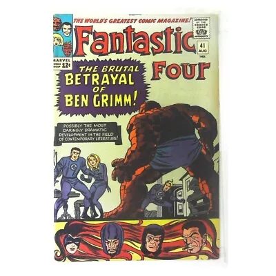 Buy Fantastic Four #41  - 1961 Series Marvel Comics VF Minus / Free USA Shipping [x} • 97.37£