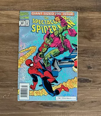 Buy Spectacular Spiderman #200 Newsstand Death Of Green Goblin Harry Osborn 1993 • 9.32£