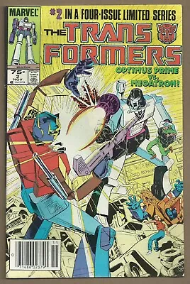 Buy 🔥transformers #2*marvel, 1984*newsstand*optimus Prime*megatron*1st Print*fn* • 27.17£