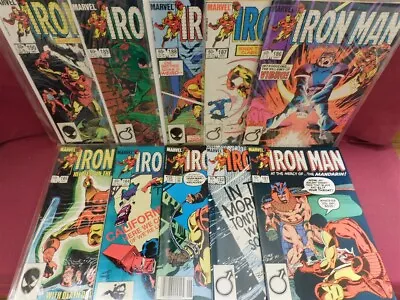 Buy Iron Man 181 182 183 184 185 186 187 188 189 190 Marvel Comic Run 1984 Fn/vf • 38.83£