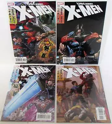 Buy Uncanny X-Men Lot Of 4 #475, 476, 479, 480 Marvel (2006) 1st Series Comic Books • 12.81£