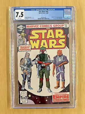 Buy 1980 Marvel Star Wars Comic Book #42 CGC 7.5  • 128.14£