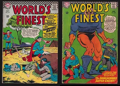 Buy World's Finest 157 FN 158 VG/FN DC Lot Of 2 Silver-age Nice • 25.63£