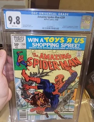 Buy Amazing Spider-Man 209 Cgc 9.8 Key Newsstand 1st App Calypso Kraven Wife W. Pgs • 450.43£