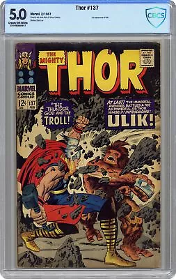 Buy Thor #137 CBCS 5.0 1967 22-1683AAD-017 • 74.55£