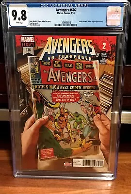 Buy Avengers #676 CGC 9.8 1st Print No Surrender Pt 2 Voyager Appearance Marvel NM  • 77.66£