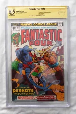 Buy Fantastic Four #142 CBCS 6.5 (Not CGC) Witness Signed Gerry Conway • 100£