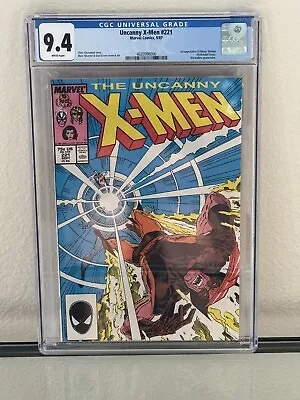 Buy The Uncanny X-Men #221 CGC 9.4 (1st App Mr Sinister) 🔥🔥 New Case • 77.02£