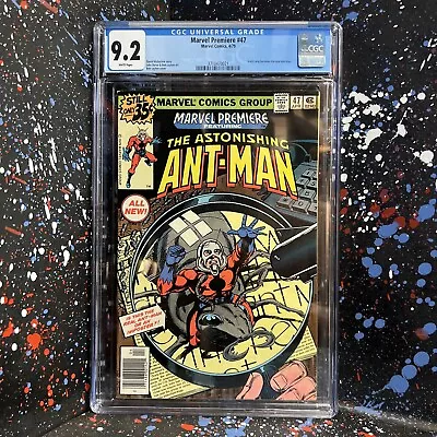 Buy Marvel Premiere #47 (Apr 1979) 1st SCOTT LANG AS ANT-MAN - CGC GRADED 9.2 • 128.14£