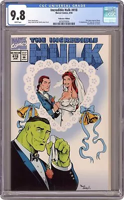 Buy Incredible Hulk #418A Frank Bells CGC 9.8 1994 3876970004 • 139.79£