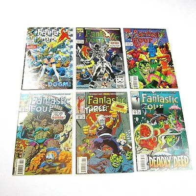 Buy 6 Vintage 1993-94 Fantastic Four Marvel Comic Books 375, 377, 378, 379, 383, 385 • 23.29£