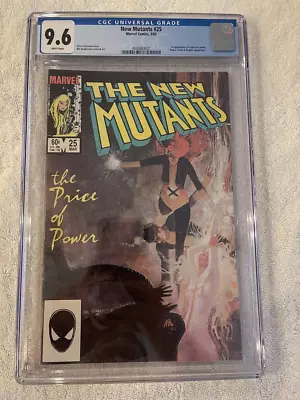 Buy New Mutants #25 - CGC 9.6 - White Pages - 1st Cameo App. Of Legion • 46.56£