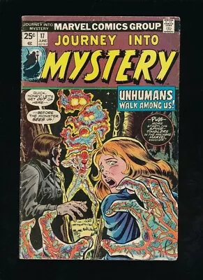 Buy Journey Into Mystery #17 Marvel Comics June 1975 Unhumans **unpressed** • 7.77£
