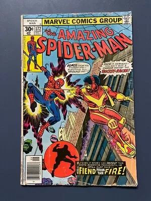Buy Amazing Spider-Man #172 - 1st Appearance Of Rocket Racer (Robert Farrell) • 2.33£