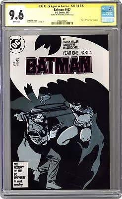 Buy Batman #407 CGC 9.6 SS Frank Miller 1987 3964699023 • 213.57£