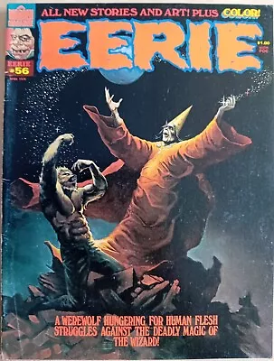 Buy Eerie #56 - FN (6.0) - Warren 1974 Magazine - $1 Cover - 8 Page Corben Insert • 11.99£