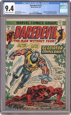 Buy Daredevil #113 CGC 9.4 1974 1395219013 • 174.74£