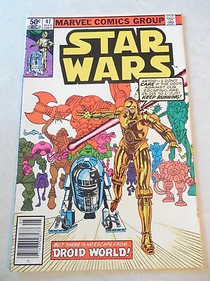 Buy Star Wars #47, Marvel Comics, 1981, 1st Print, Newsstand, 9.4 Nm! • 7.76£