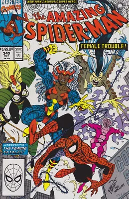 Buy Amazing Spider-Man (1963) # 340 (7.0-FVF) 1st Knockout And Mindblast 1990 • 8.10£