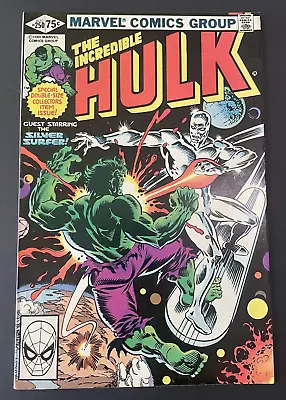 Buy Incredible Hulk 250 KEY Silver Surfer Sharp VF/NM Direct Marvel 1980 Al Milgrom • 24.84£