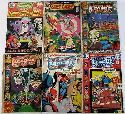 Buy Mixed Lot 6 #Superboy 203, Lois 120, Justice League 84, 98, 109, 105 1972 Comics • 8.85£