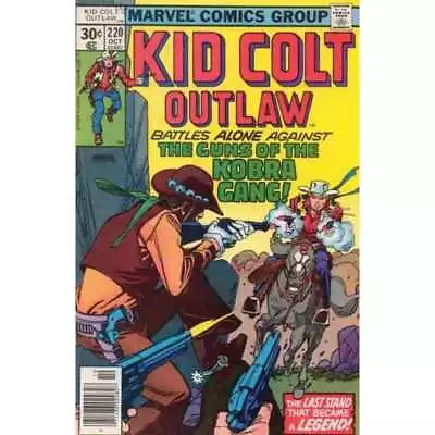 Buy Kid Colt Outlaw #220 Marvel Comics VF+ Full Description Below [o. • 15.99£