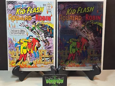 Buy The Brave & The Bold #54 Kid Flash Aqualad Robin Facsimile Reg & Foil Nm Dc 2024 • 15.52£