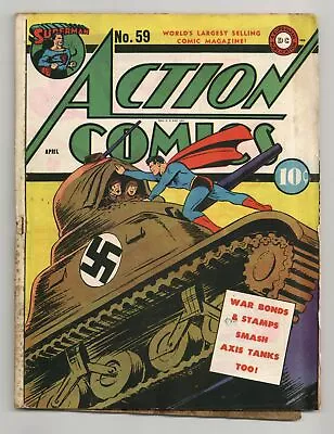 Buy Action Comics #59 FR/GD 1.5 1943 • 1,320.23£