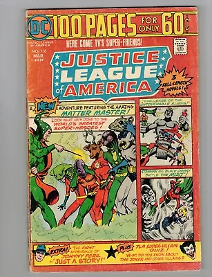 Buy Justice League Of America #116 100 Pages, Bronze Age DC, 1974 G/VG • 6.21£