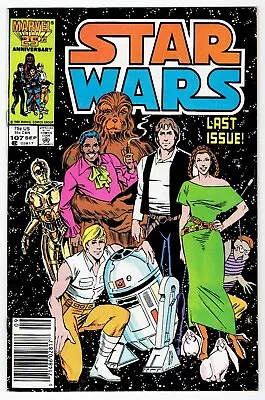 Buy Star Wars (1977 Series) #107 Newsstand Marvel Comics SEE SCANS • 65.24£