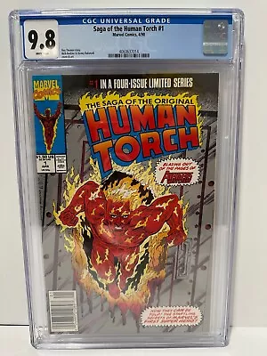 Buy Saga Of The Human Torch #1 (Marvel, 4/90) CGC 9.8 The Original Human Torch • 73.78£