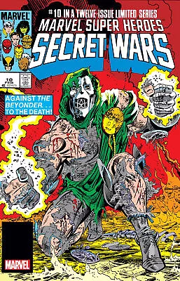 Buy Marvel Super Heroes Secret Wars #10 Facsimile Edition Foil Variant • 3.49£