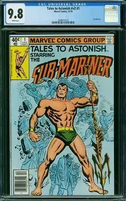 Buy Tales To Astonish #1 CGC 9.8 Marvel 1979 Sub-Mariner Cover! NM/MT! L11 322 Cm  • 349.44£