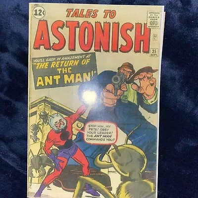 Buy TALES TO ASTONISH #35 (Sept.1962) Marvel Comic 1st Costume Coverless With Reop • 97.08£