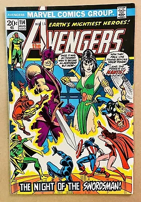 Buy Avengers #114 VF 1974 Swordsman/Mantis • 23.30£
