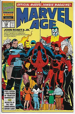 Buy Marvel Age #108 Marvel Comics Romita Jr. 1992 FN/VFN • 4.99£