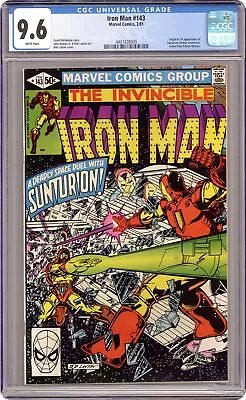 Buy Iron Man #143 CGC 9.6 1981 4407428009 • 85.43£