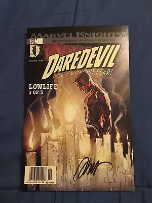 Buy Daredevil #43 Bendis Series Newsstand Signed By Maleev MARVEL 2003 • 15.52£
