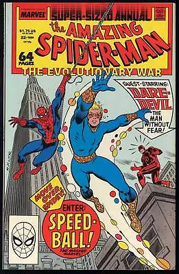 Buy Amazing Spider-Man Annual #22 Marvel 1988 (NM+) 1st App Of Speedball! L@@K! • 27.17£